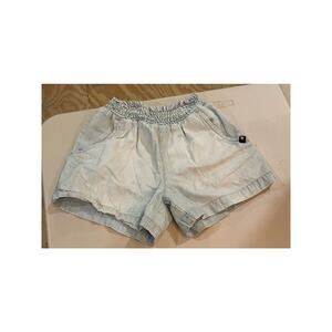 Lucky Brand blue jean shorts with rainbow stitch SM/7